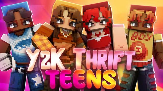 Thumbnail of the Minecraft Bedrock Marketplace product Y2K Thrift Teens created by CubeCraft Games.