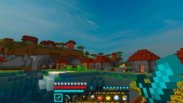 Screenshot of the Minecraft Bedrock Marketplace product Zeus 16x PvP Pack created by CubeCraft Games.