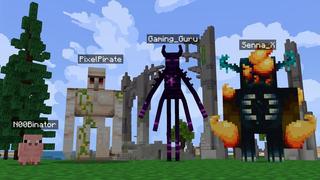 Screenshot of the Minecraft Bedrock Marketplace product 100 Days Be A Mob created by Cubed Creations.