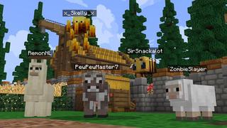 Screenshot of the Minecraft Bedrock Marketplace product 100 Days Be A Mob created by Cubed Creations.