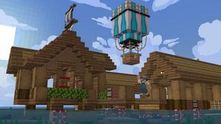Screenshot of the Minecraft Bedrock Marketplace product 100 Days Raft created by Cubed Creations.