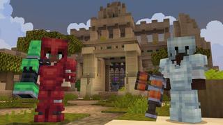 Screenshot of the Minecraft Bedrock Marketplace product Advanced Blasters created by Cubed Creations.