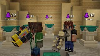 Screenshot of the Minecraft Bedrock Marketplace product Advanced Blasters created by Cubed Creations.