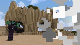 Screenshot of the Minecraft Bedrock Marketplace product Advanced Blasters created by Cubed Creations.