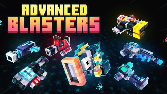 Thumbnail of the Minecraft Bedrock Marketplace product Advanced Blasters created by Cubed Creations.