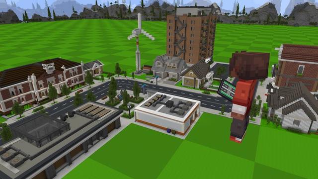 Screenshot of the Minecraft Bedrock Marketplace product Advanced City Builder created by Cubed Creations.