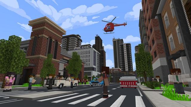 Screenshot of the Minecraft Bedrock Marketplace product Advanced City Builder created by Cubed Creations.