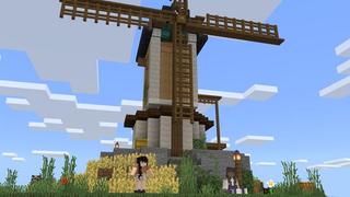 Screenshot of the Minecraft Bedrock Marketplace product Advanced Skyblock Minions created by Cubed Creations.