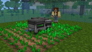 Screenshot of the Minecraft Bedrock Marketplace product Automatic Tools created by Cubed Creations.