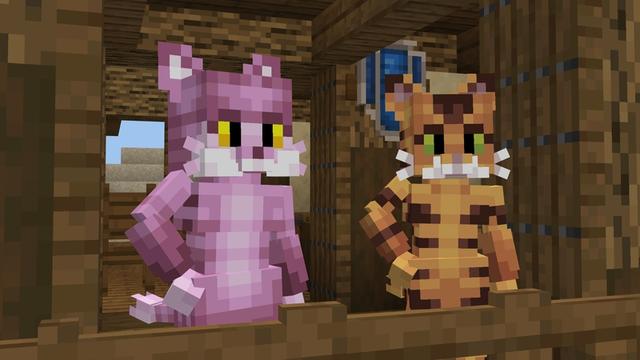 Screenshot of the Minecraft Bedrock Marketplace product Be A Cat created by Cubed Creations.