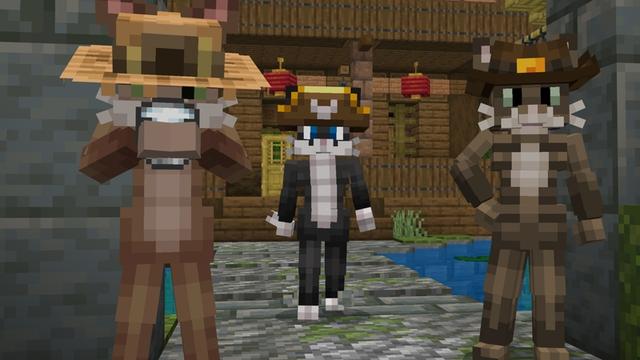 Screenshot of the Minecraft Bedrock Marketplace product Be A Cat created by Cubed Creations.