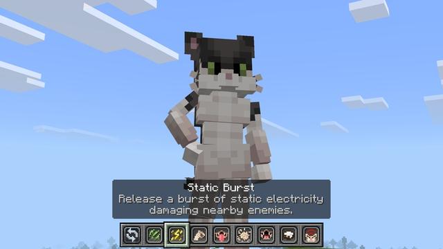 Screenshot of the Minecraft Bedrock Marketplace product Be A Cat created by Cubed Creations.