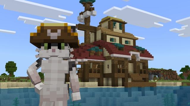 Screenshot of the Minecraft Bedrock Marketplace product Be A Cat created by Cubed Creations.