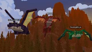 Screenshot of the Minecraft Bedrock Marketplace product Be A Dragon created by Cubed Creations.