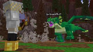 Screenshot of the Minecraft Bedrock Marketplace product Be A Dragon created by Cubed Creations.