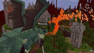 Screenshot of the Minecraft Bedrock Marketplace product Be A Dragon created by Cubed Creations.