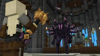 Screenshot of the Minecraft Bedrock Marketplace product Beyond the End Dimension created by Cubed Creations.