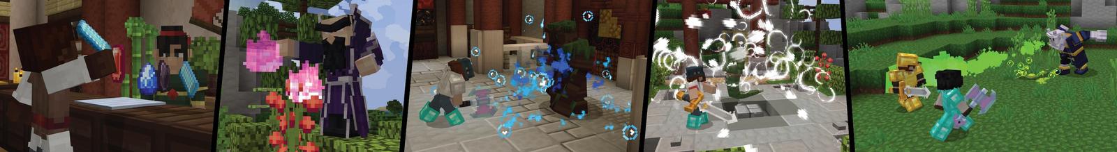 Panorama of the Minecraft Bedrock Marketplace product Bigger Crafting 2 created by Cubed Creations.