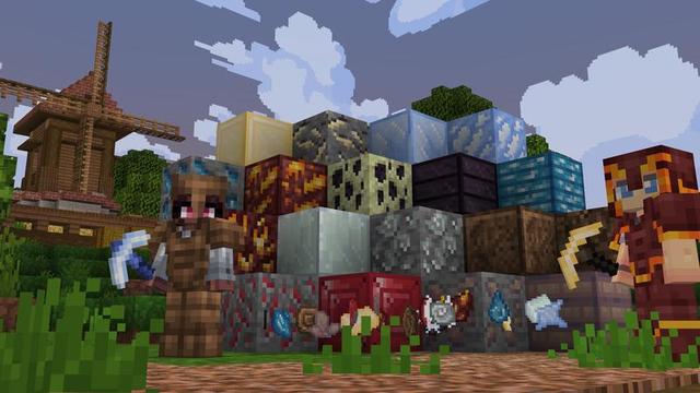 Screenshot of the Minecraft Bedrock Marketplace product Bigger Crafting created by Cubed Creations.