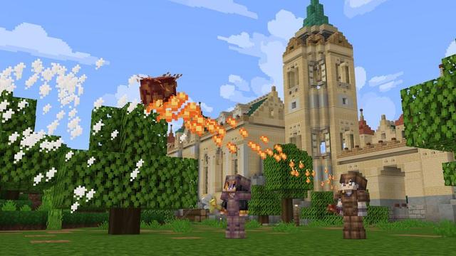 Screenshot of the Minecraft Bedrock Marketplace product Bigger Crafting created by Cubed Creations.