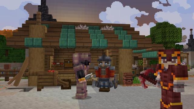 Screenshot of the Minecraft Bedrock Marketplace product Bigger Crafting created by Cubed Creations.