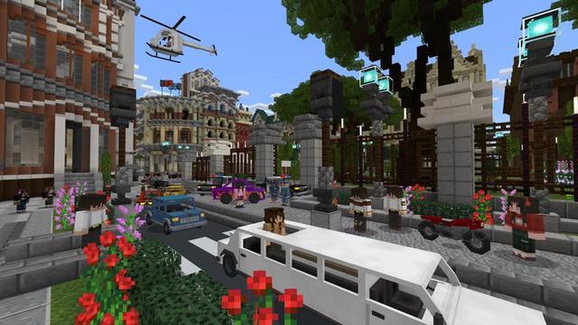 Screenshot of the Minecraft Bedrock Marketplace product Billionaire City Life created by Cubed Creations.