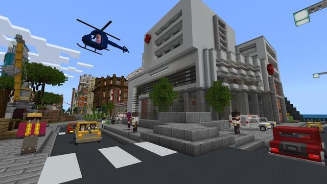 Screenshot of the Minecraft Bedrock Marketplace product Billionaire City Life created by Cubed Creations.