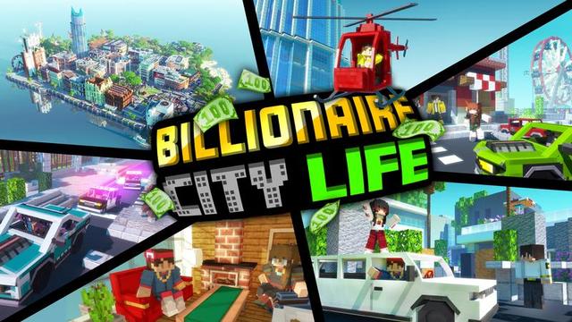 Thumbnail of the Minecraft Bedrock Marketplace product Vida de bilionário na cidade created by Cubed Creations.