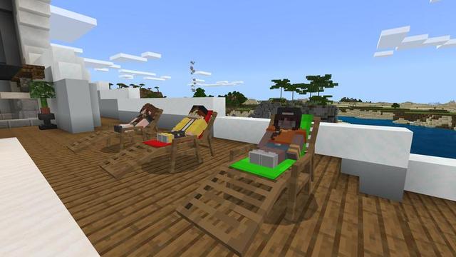 Screenshot of the Minecraft Bedrock Marketplace product Billionaire Yacht created by Cubed Creations.