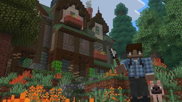 Screenshot of the Minecraft Bedrock Marketplace product Biomes Refined Add-On created by Cubed Creations.
