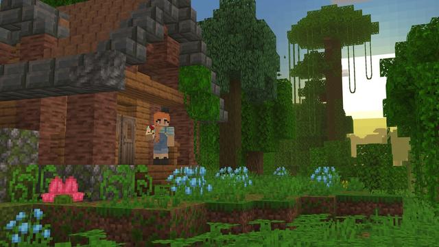 Screenshot of the Minecraft Bedrock Marketplace product Biomes Refined Add-On created by Cubed Creations.