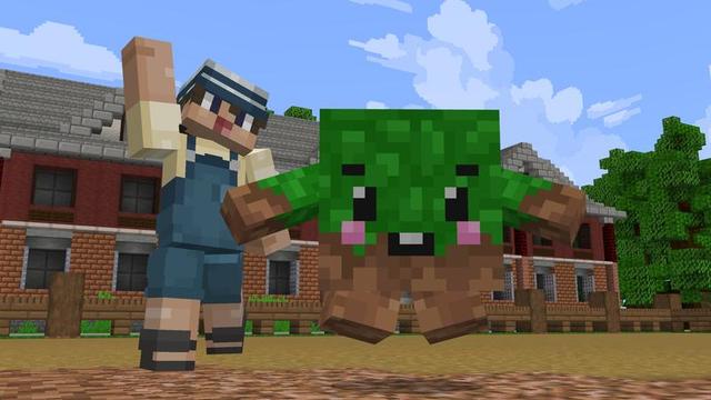 Screenshot of the Minecraft Bedrock Marketplace product Block Pets created by Cubed Creations.