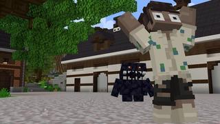 Screenshot of the Minecraft Bedrock Marketplace product Block Pets created by Cubed Creations.