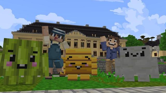 Screenshot of the Minecraft Bedrock Marketplace product Block Pets created by Cubed Creations.