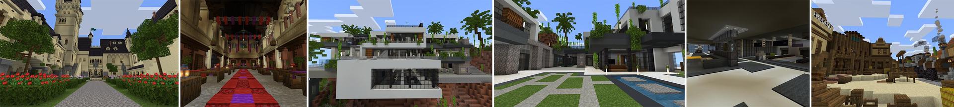 Panorama of the Minecraft Bedrock Marketplace product Camo Hide & Seek created by Cubed Creations.