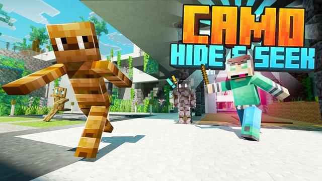 Thumbnail of the Minecraft Bedrock Marketplace product Camo Hide & Seek created by Cubed Creations.