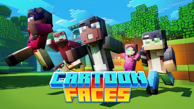 Thumbnail of the Minecraft Bedrock Marketplace product Cartoon Faces created by Cubed Creations.