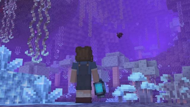 Screenshot of the Minecraft Bedrock Marketplace product Caves Expansion Add-On created by Cubed Creations.
