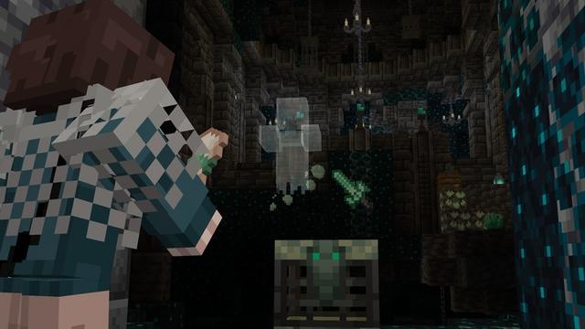 Screenshot of the Minecraft Bedrock Marketplace product Caves Expansion Add-On created by Cubed Creations.