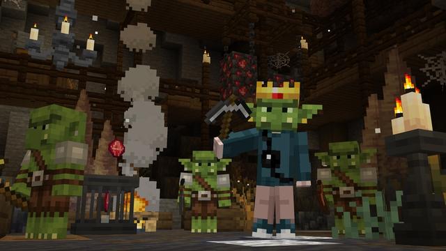 Screenshot of the Minecraft Bedrock Marketplace product Caves Expansion Add-On created by Cubed Creations.