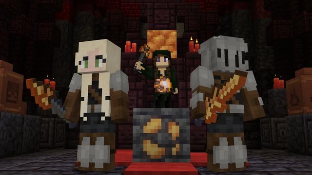 Screenshot of the Minecraft Bedrock Marketplace product Caves Expansion Add-On created by Cubed Creations.
