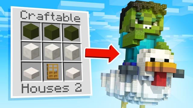 Thumbnail of the Minecraft Bedrock Marketplace product Craftable Houses 2 created by Cubed Creations.