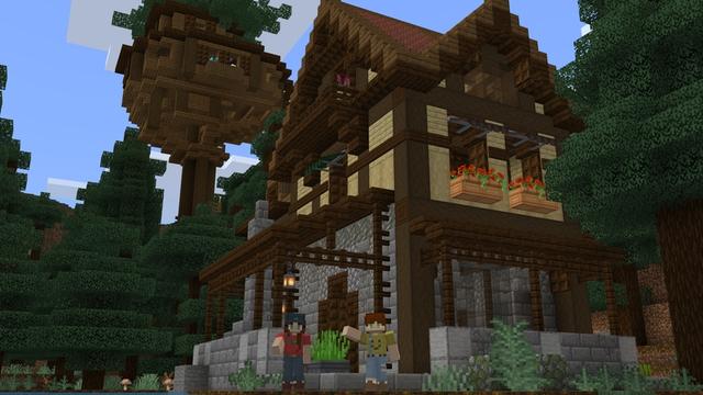 Screenshot of the Minecraft Bedrock Marketplace product Craftable Houses created by Cubed Creations.