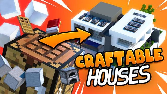 Thumbnail of the Minecraft Bedrock Marketplace product Craftable Houses created by Cubed Creations.