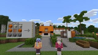 Screenshot of the Minecraft Bedrock Marketplace product Craftable Mob Houses created by Cubed Creations.