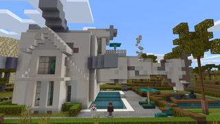 Screenshot of the Minecraft Bedrock Marketplace product Craftable Mob Houses created by Cubed Creations.