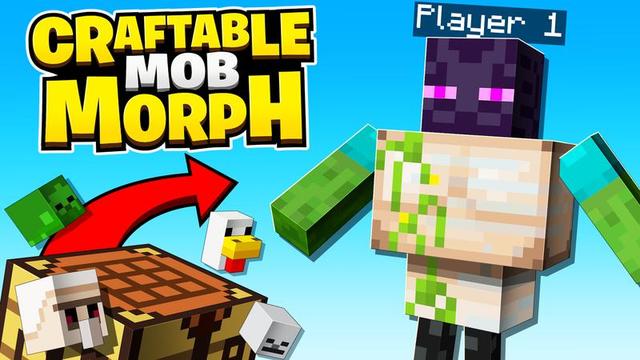 Thumbnail of the Minecraft Bedrock Marketplace product Craftable Mob Morph created by Cubed Creations.