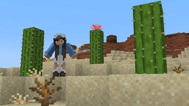 Screenshot of the Minecraft Bedrock Marketplace product Craftable Secret Bases created by Cubed Creations.