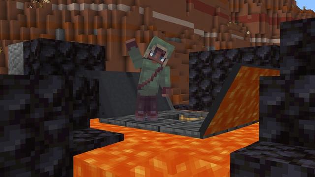 Screenshot of the Minecraft Bedrock Marketplace product Craftable Secret Bases created by Cubed Creations.