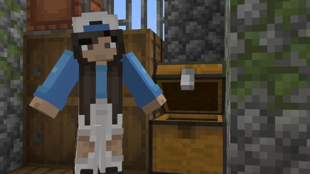 Screenshot of the Minecraft Bedrock Marketplace product Craftable Secret Bases created by Cubed Creations.